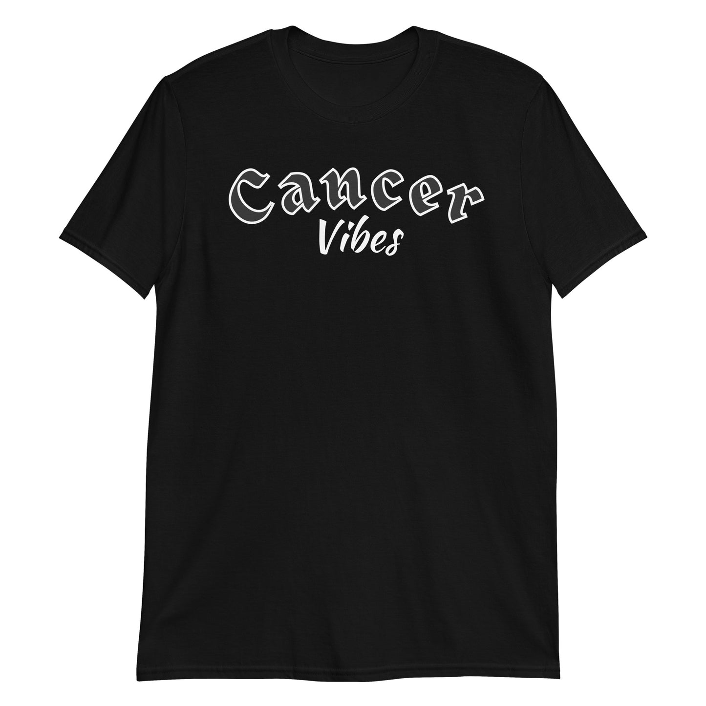 Camiseta unisex de manga corta contra el cáncer