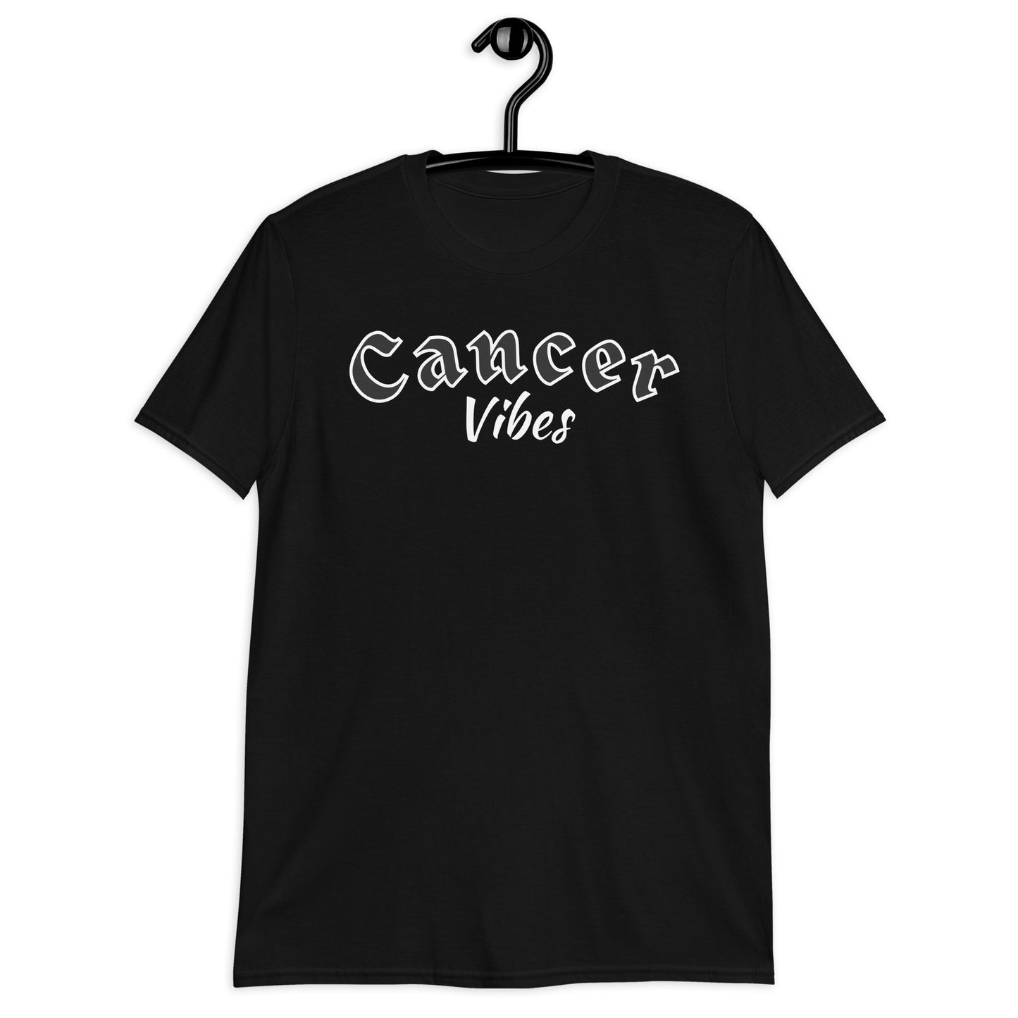 Camiseta unisex de manga corta contra el cáncer