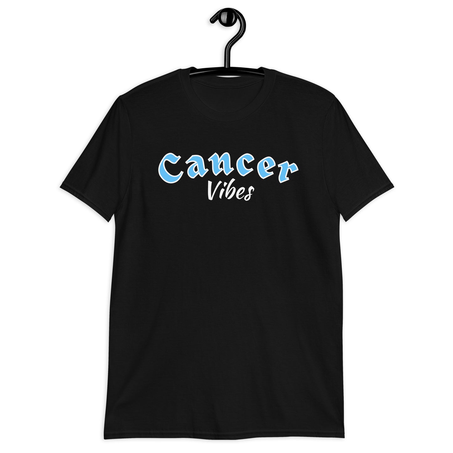 Camiseta unisex de manga corta contra el cáncer