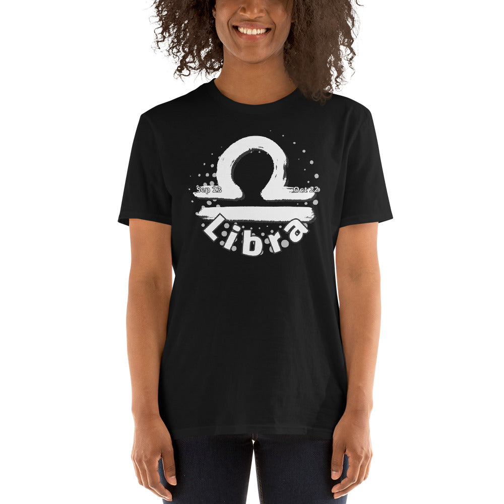 Camiseta unisex de manga corta Libra