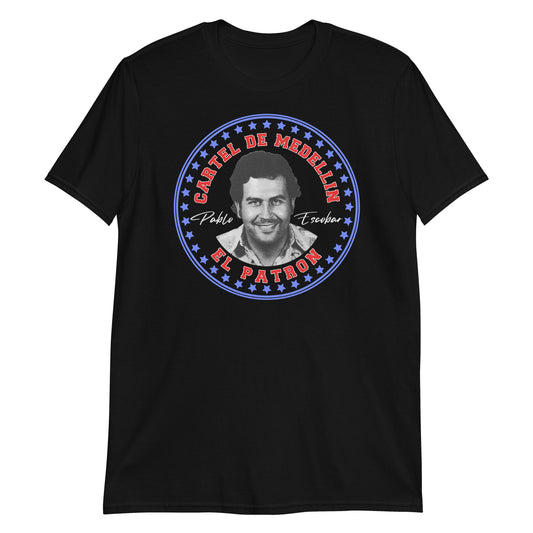 Pablo Escobar El Patrón , Camiseta Gráfica Cartel de Medellín, Camiseta Unisex de manga corta