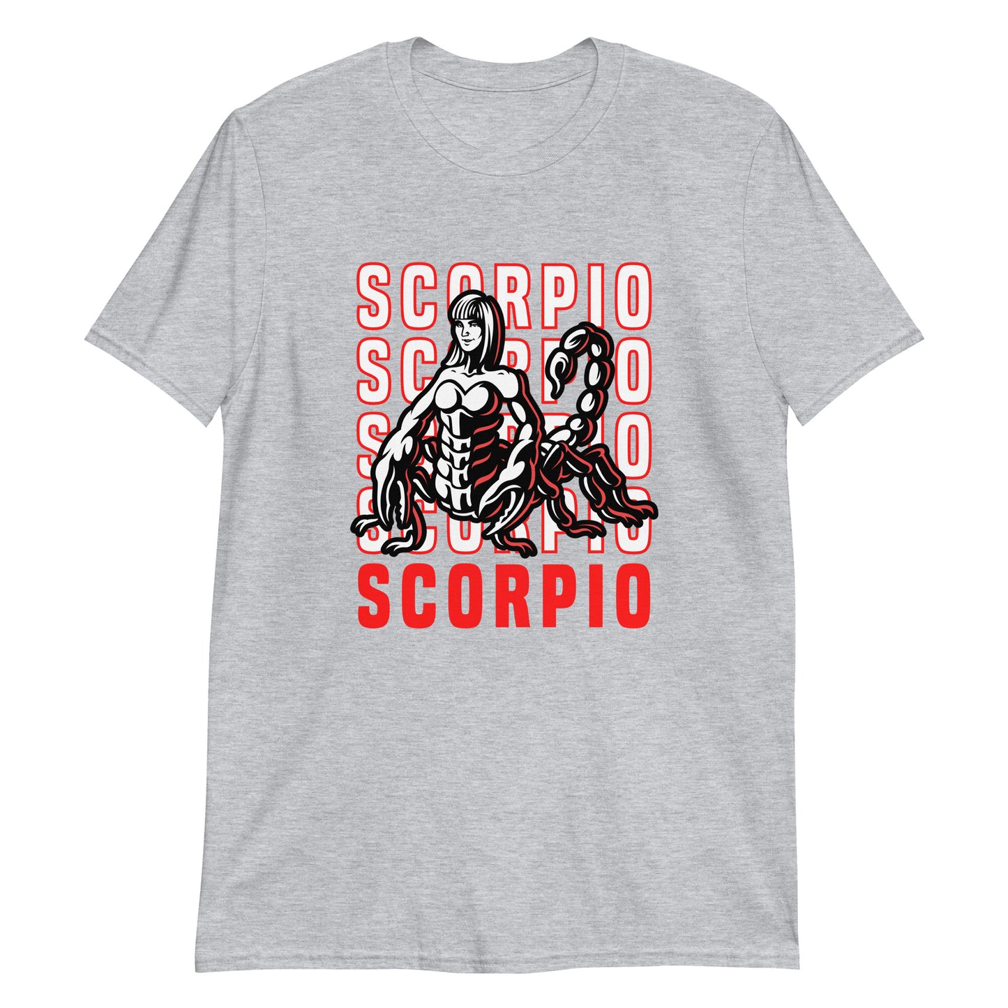 Camiseta unisex de manga corta del Zodíaco Escorpio