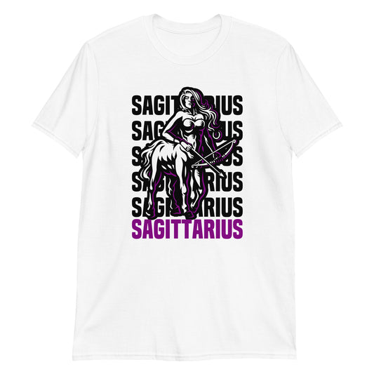 Camiseta unisex de manga corta Sagitario Zodiac