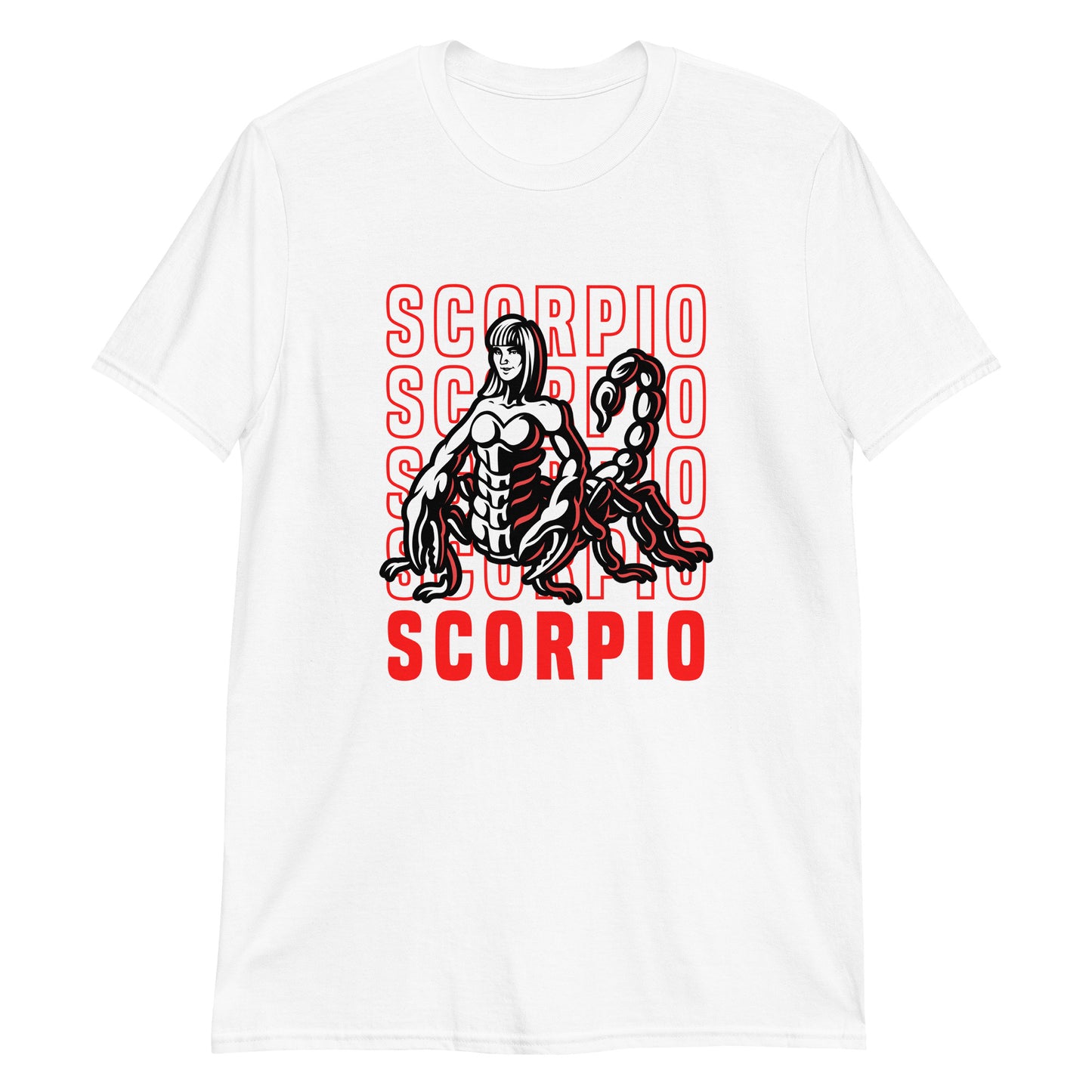 Camiseta unisex de manga corta del Zodíaco Escorpio