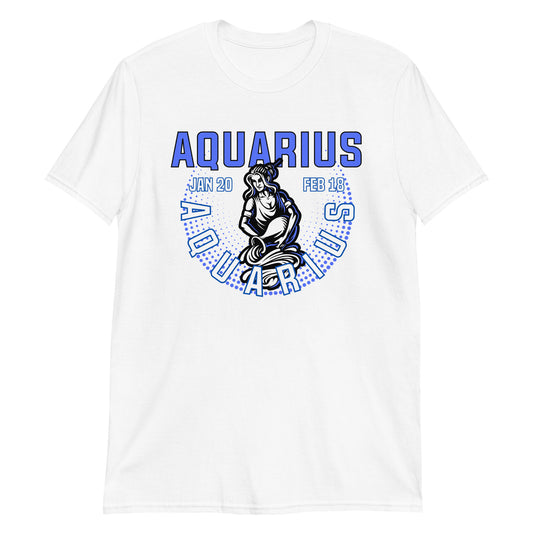 Camiseta unisex de manga corta Acuario