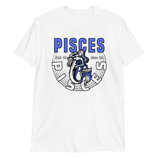 Camiseta unisex de manga corta Piscis