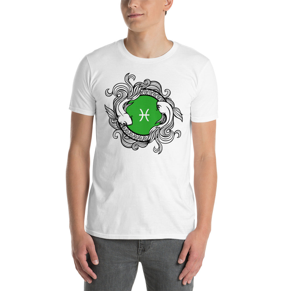 Camiseta unisex de manga corta Piscis