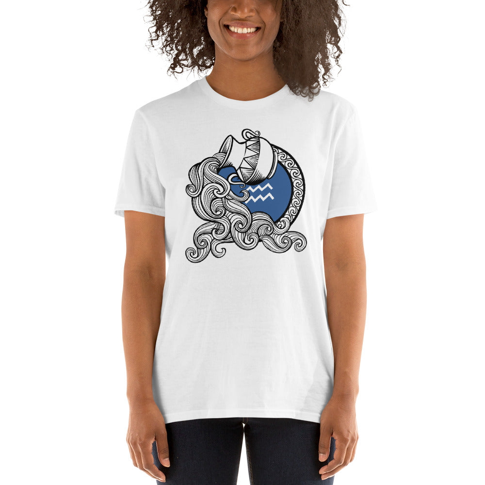 Aquarius Short-Sleeve Unisex T-Shirt