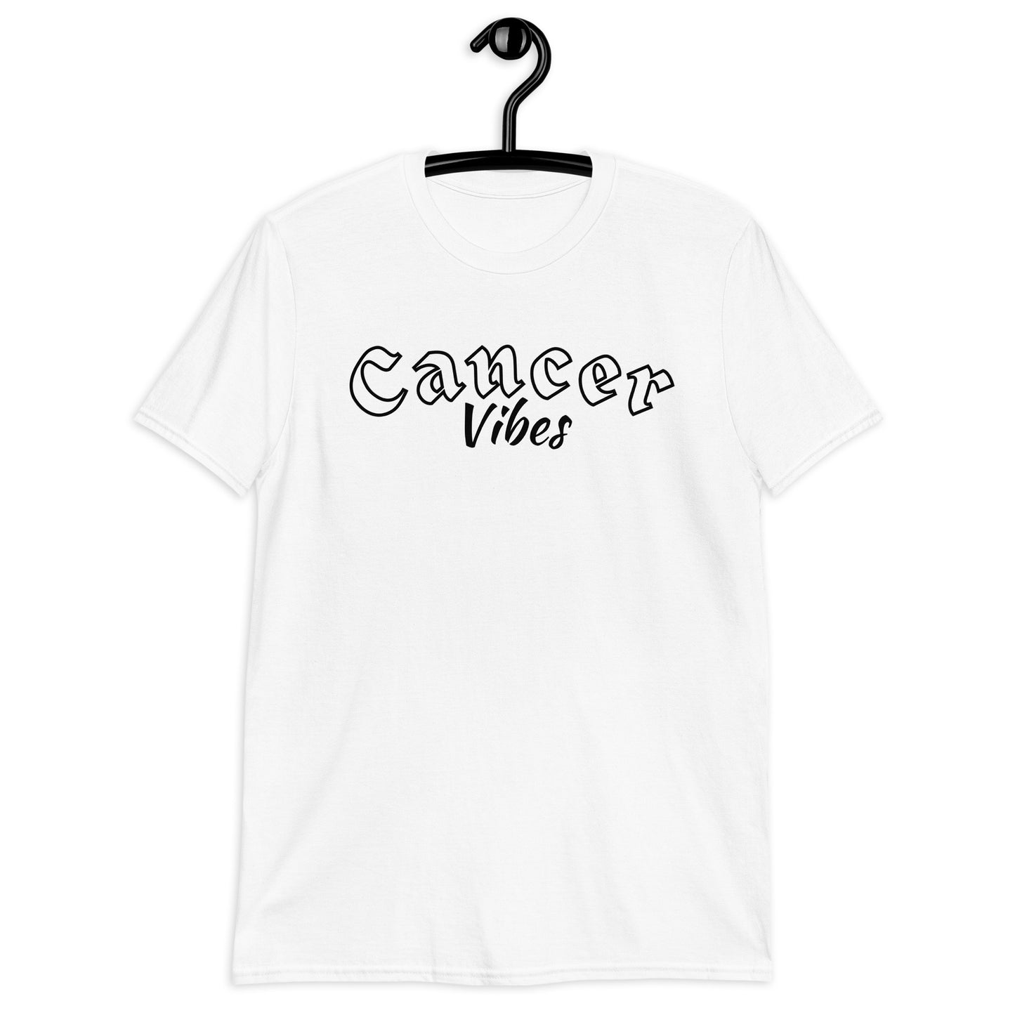 Camiseta unisex de manga corta contra el cáncer