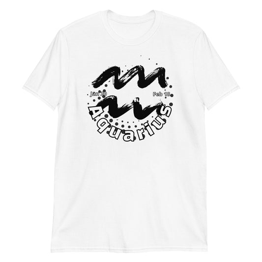 Camiseta unisex de manga corta Acuario