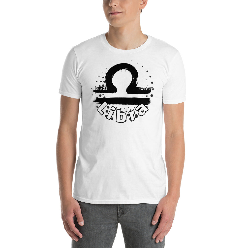 Camiseta unisex de manga corta Libra