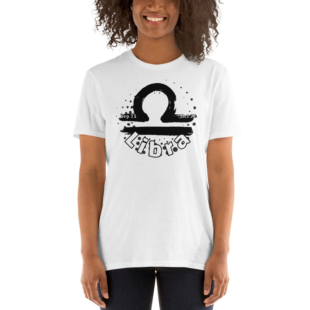 Camiseta unisex de manga corta Libra