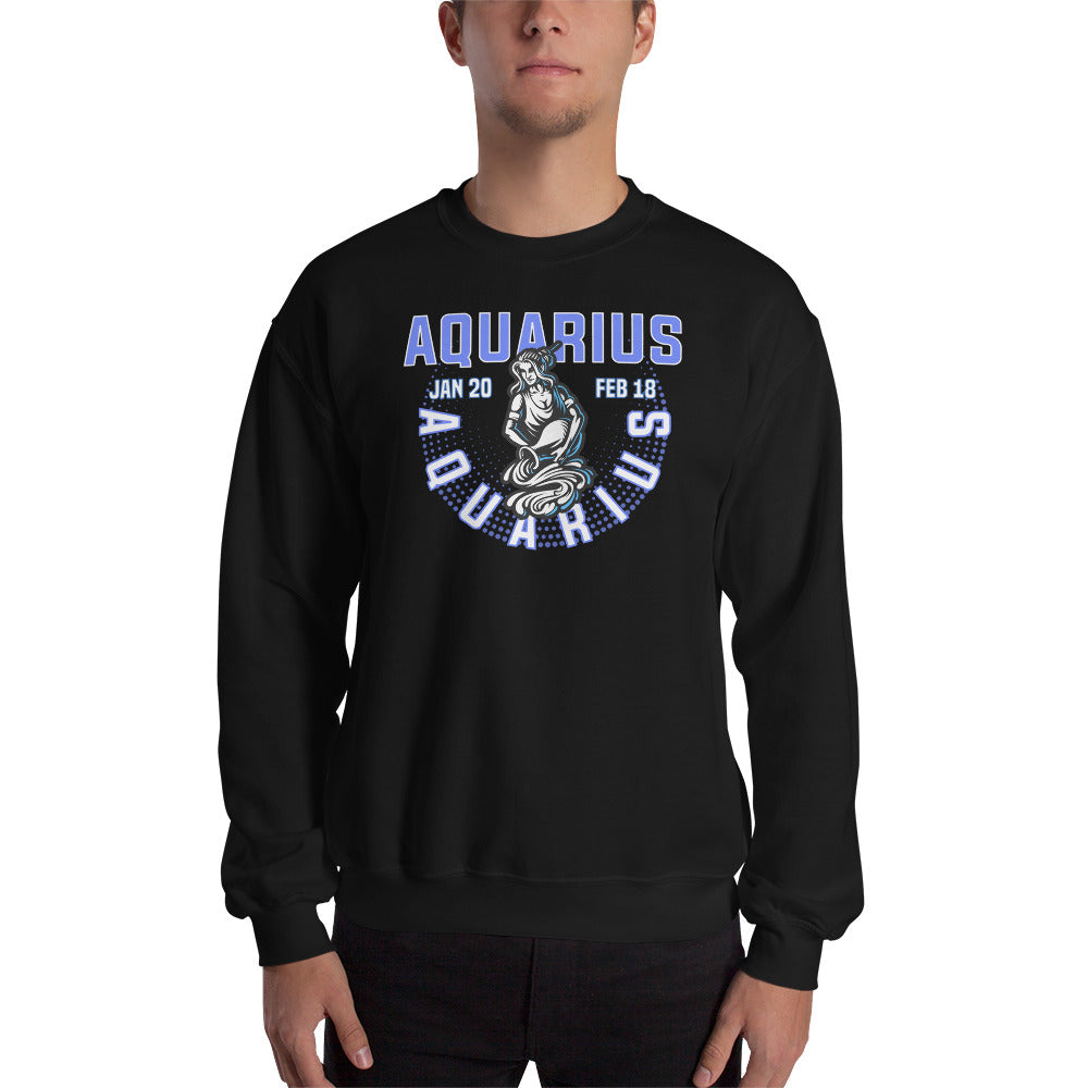 AquariusZodiac Sign Unisex Sweatshirt