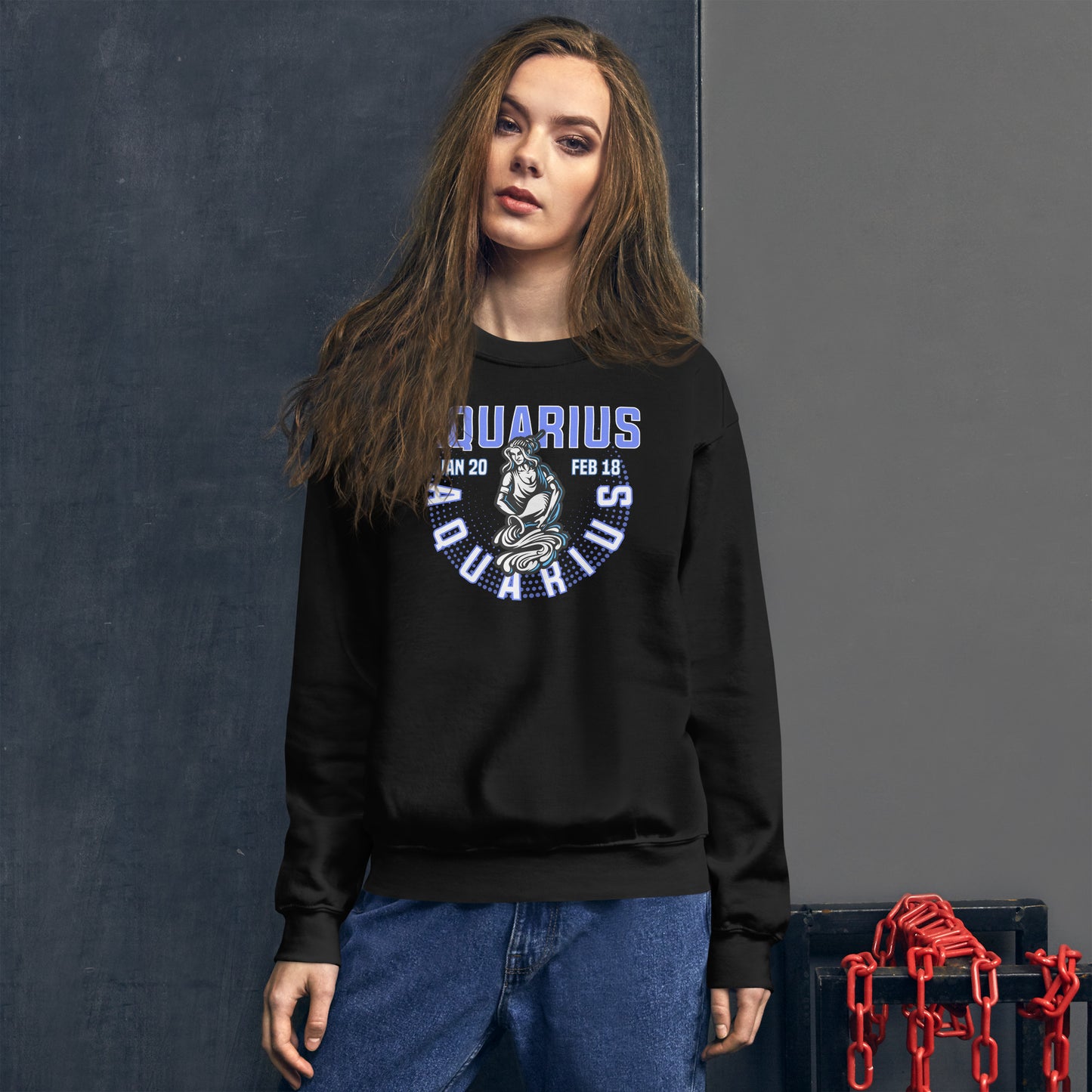 AquariusZodiac Sign Unisex Sweatshirt