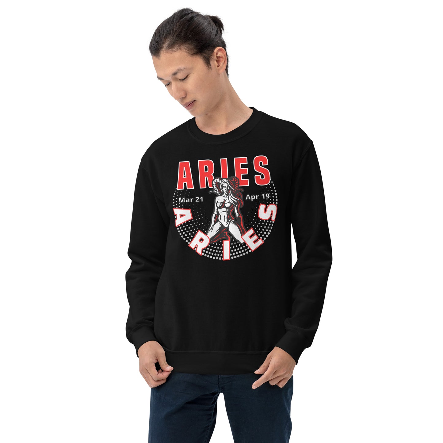 Aries Zodiac Sign Unisex Sweatshirt