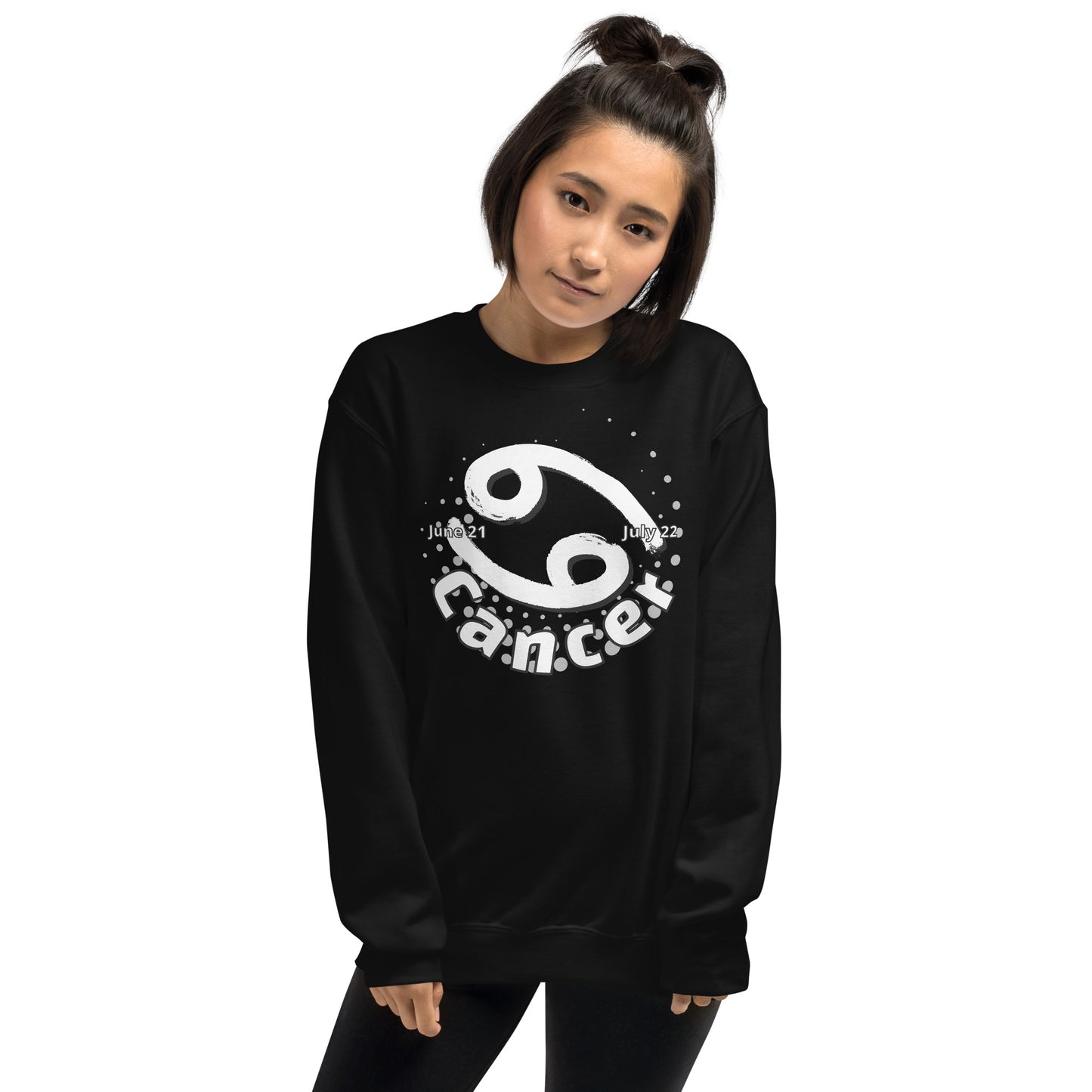 Sudadera unisex con signo del zodíaco del cáncer