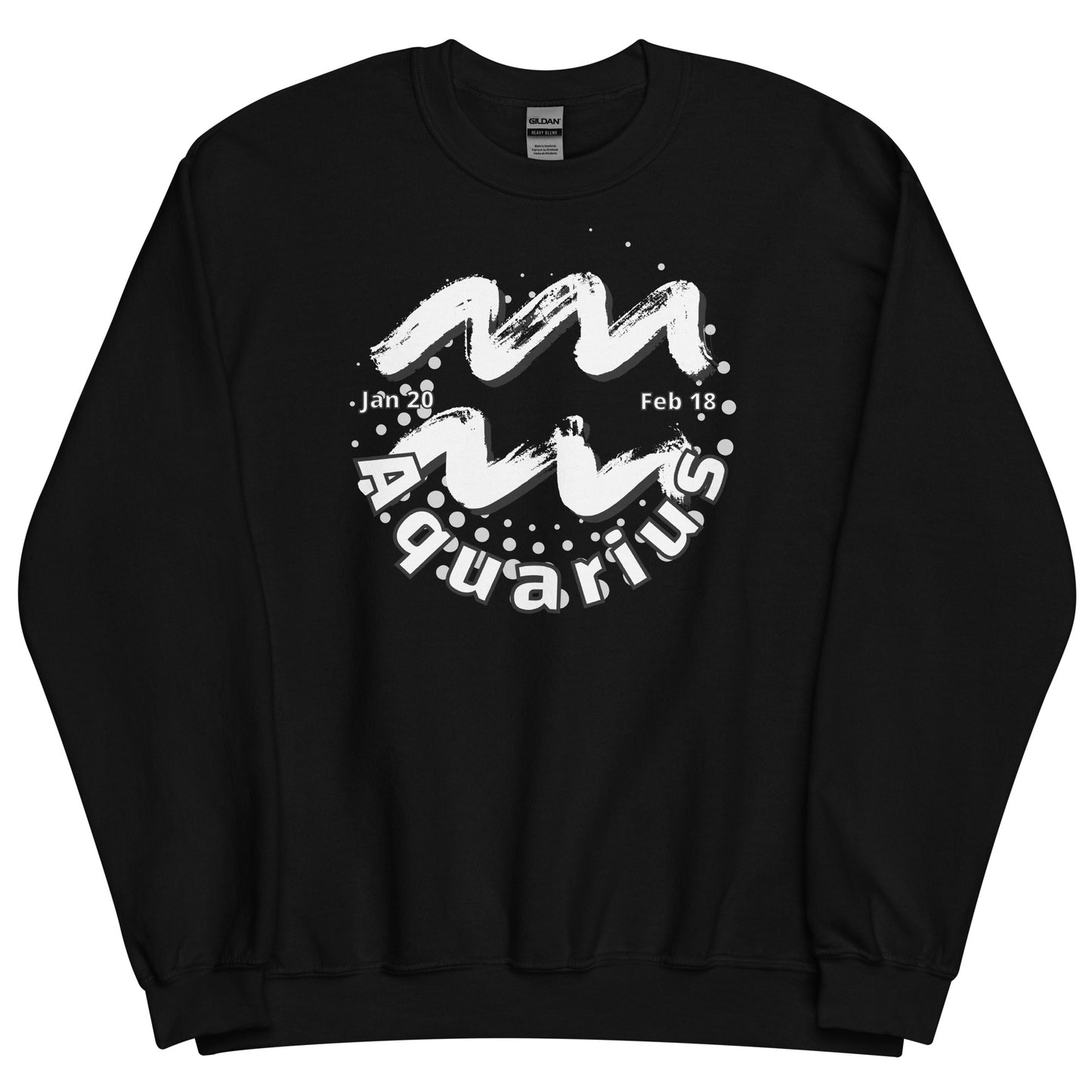 Aquarius Zodiac Sign Unisex Sweatshirt