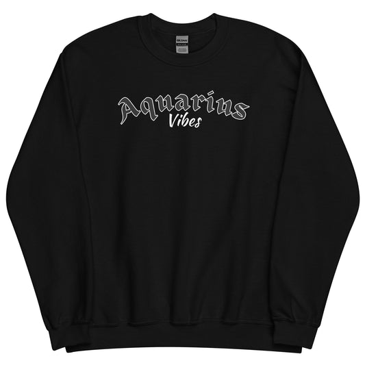 Aquarius Zodiac Sign Unisex Sweatshirt