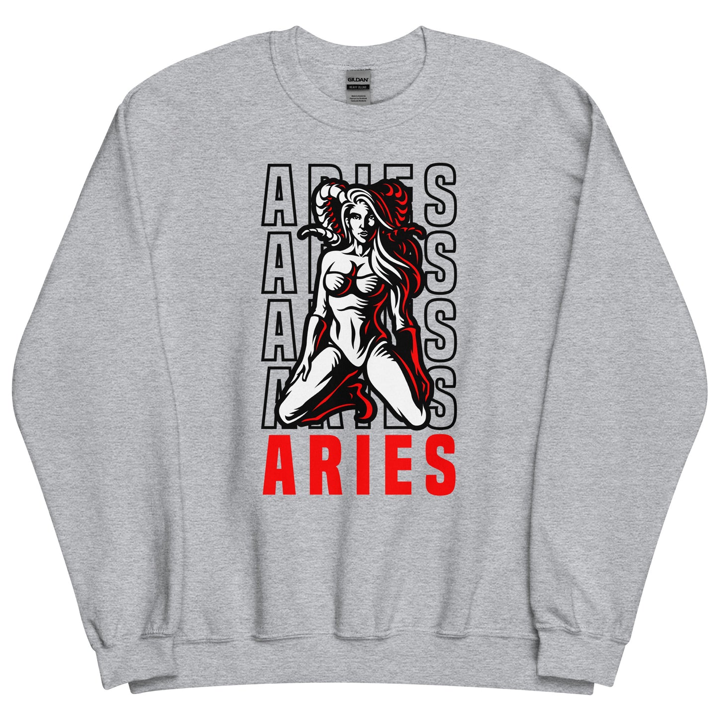 Aries Zodiac Sign Unisex Sweatshirt