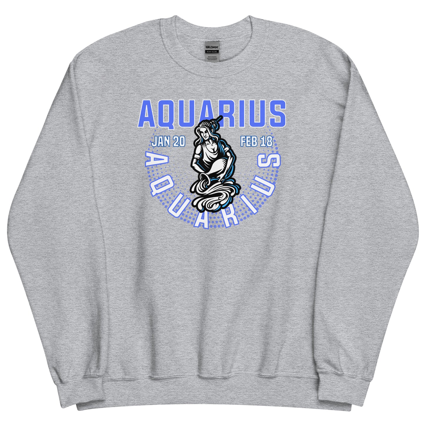 AquariusZodiac Sign Unisex Sweatshirt