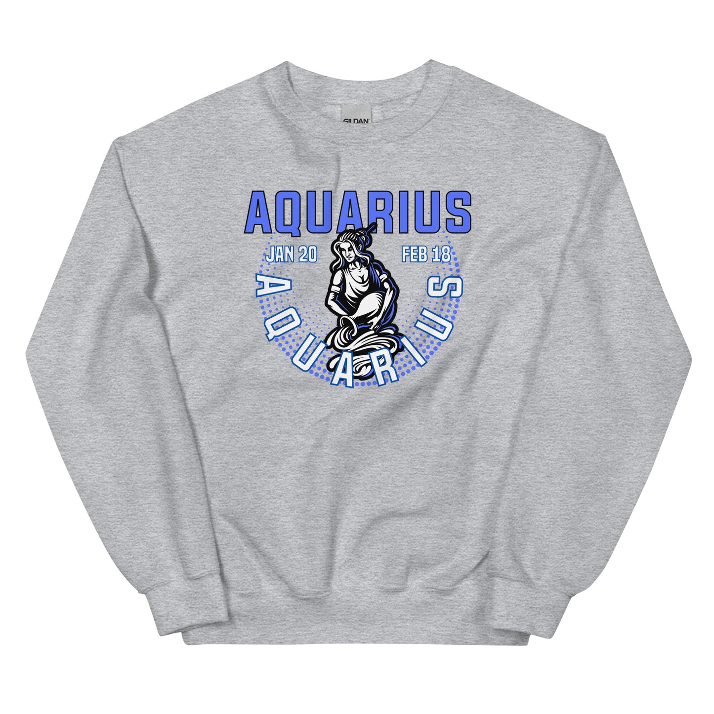 Aquarius Zodiac Sign Unisex Sweatshirt