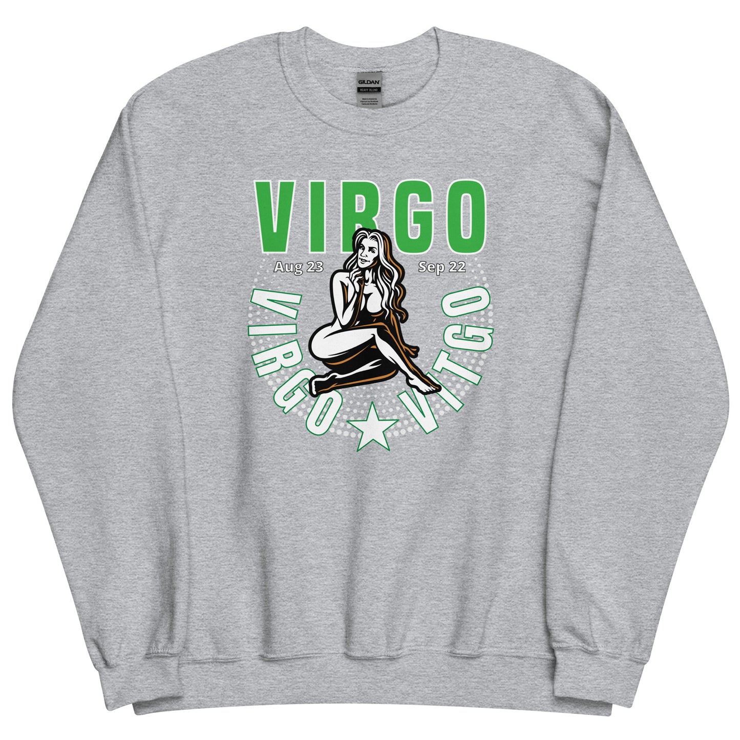 Virgo Zodiac Sign Unisex Sweatshirt