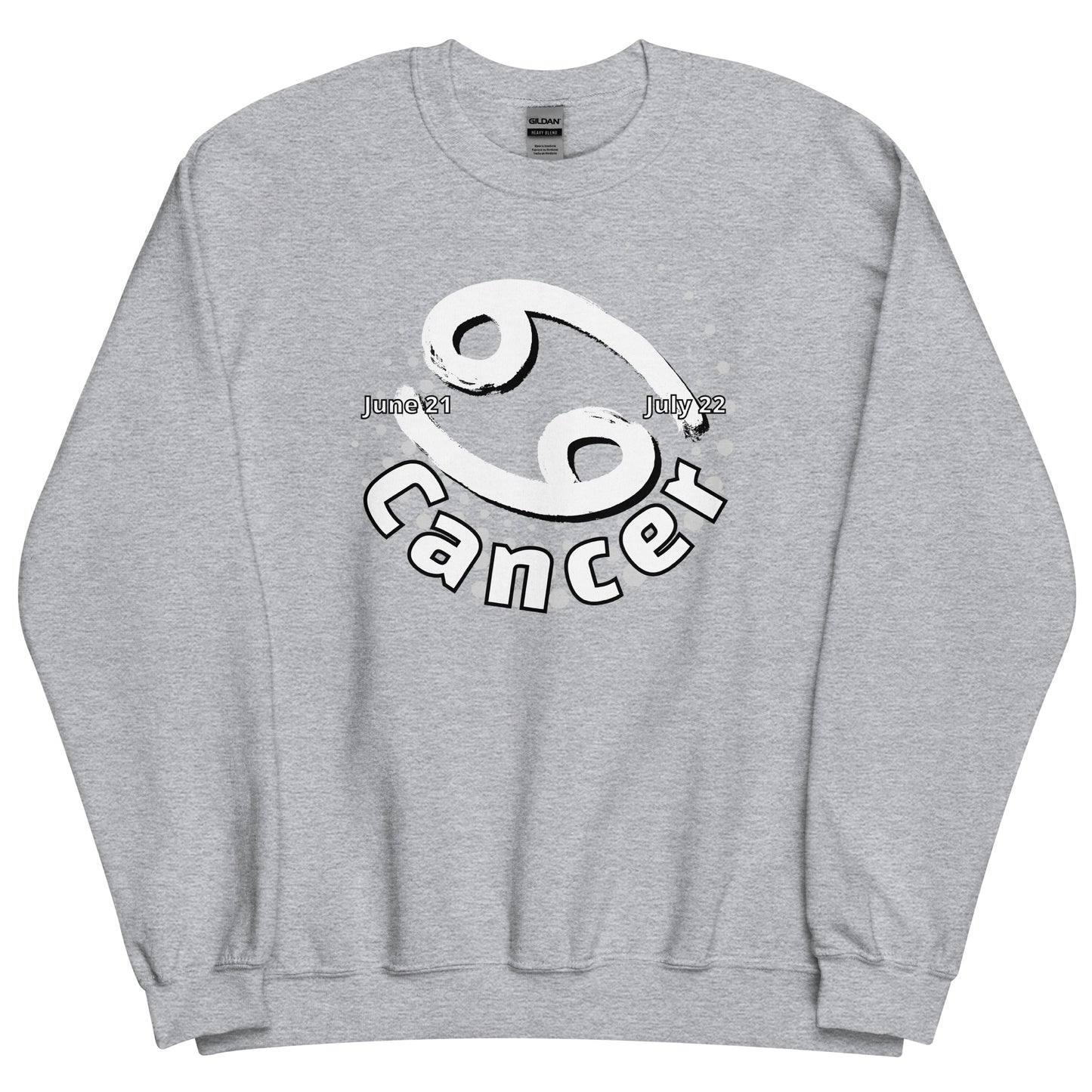 Sudadera unisex con signo del zodíaco del cáncer