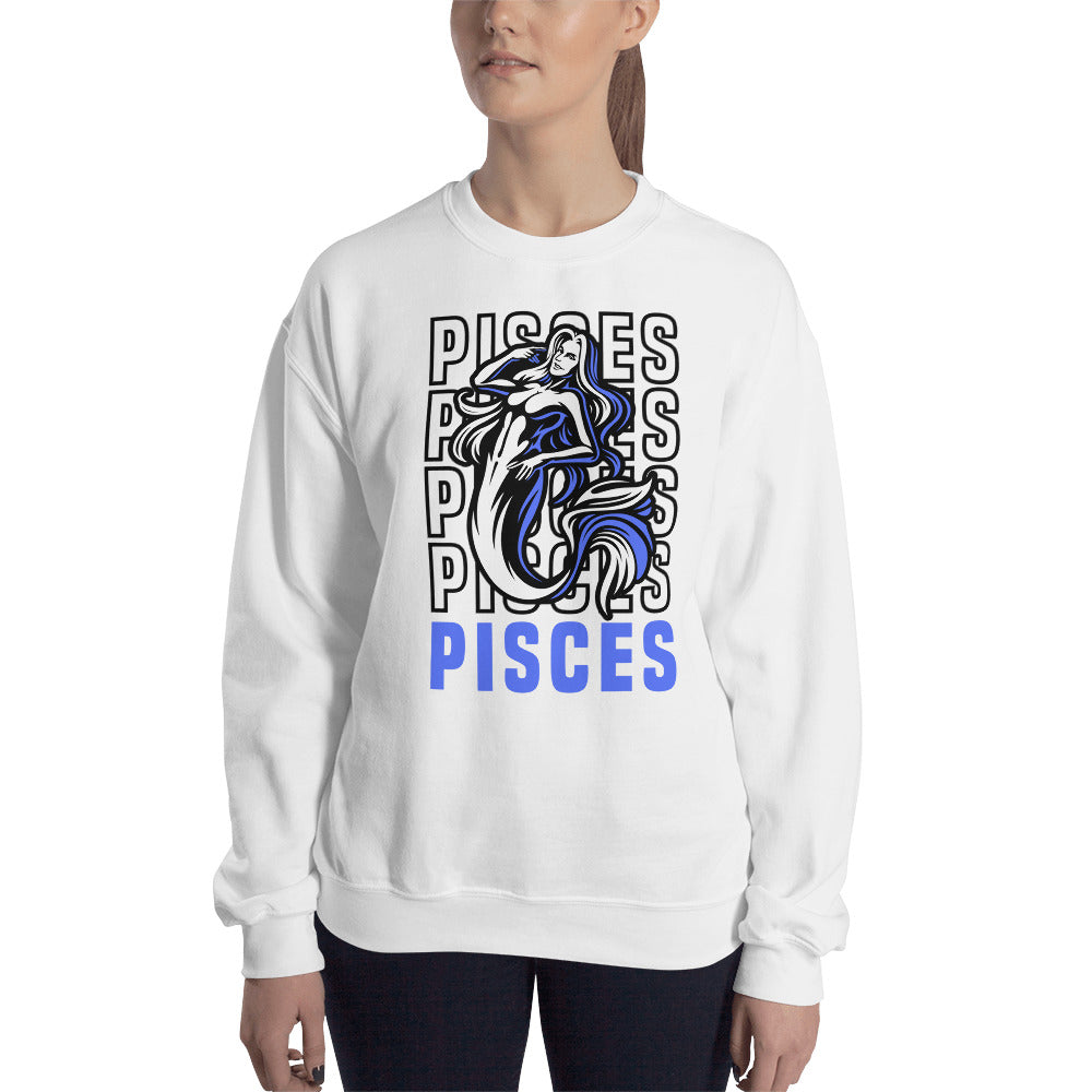 Fische Sternzeichen Unisex Sweatshirt