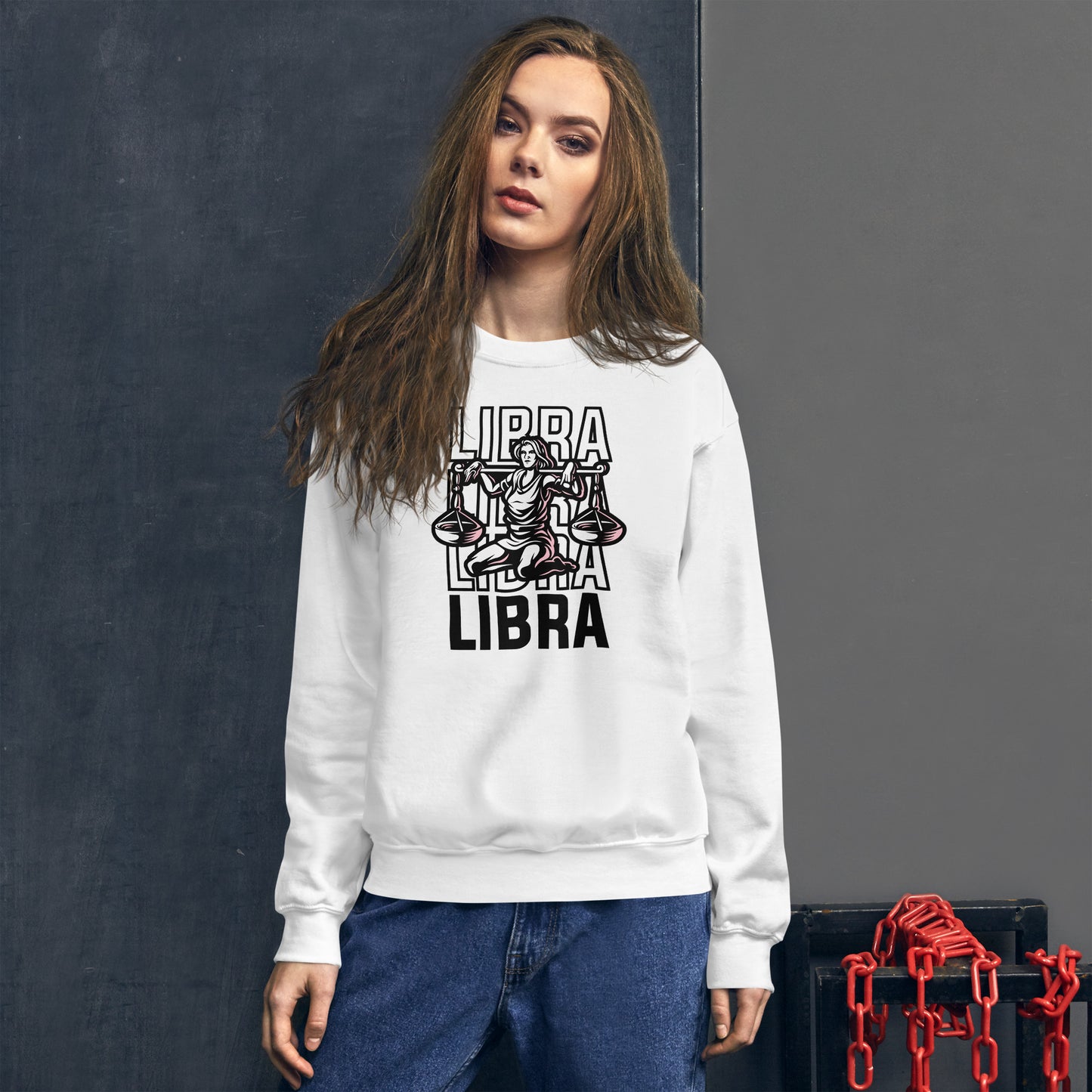 Libra Zodiac Sign Unisex Sweatshirt