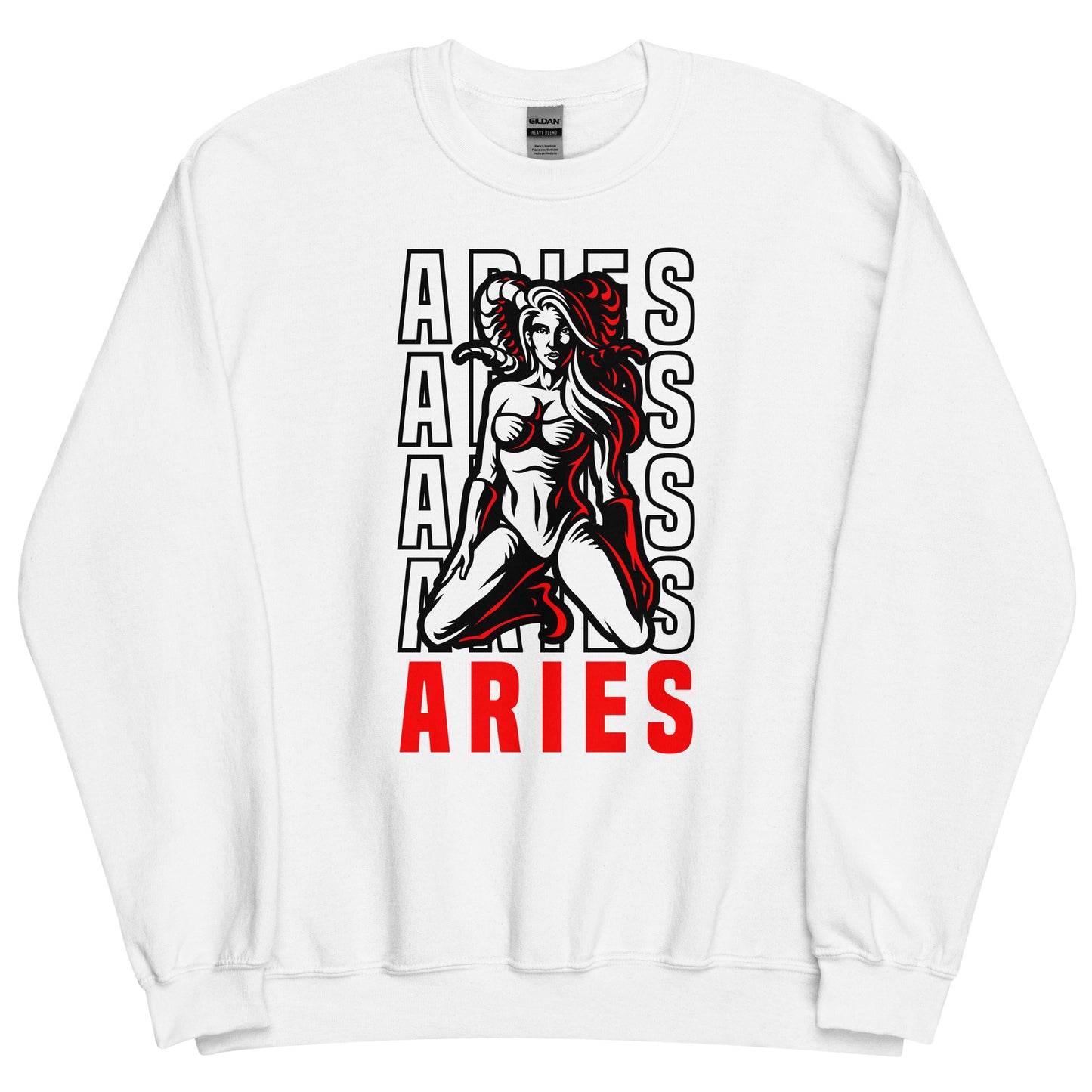 Aries Zodiac Sign Unisex Sweatshirt