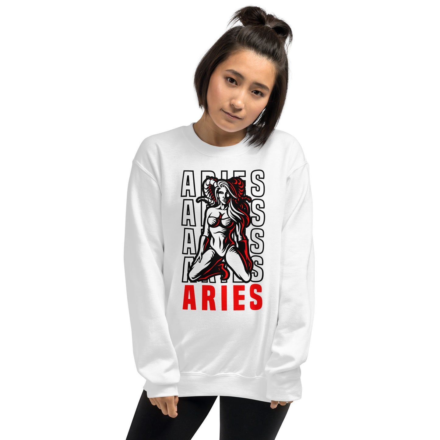 Aries Zodiac Sign Unisex Sweatshirt