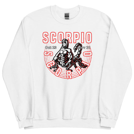 Sudadera unisex con signo del zodiaco Escorpio