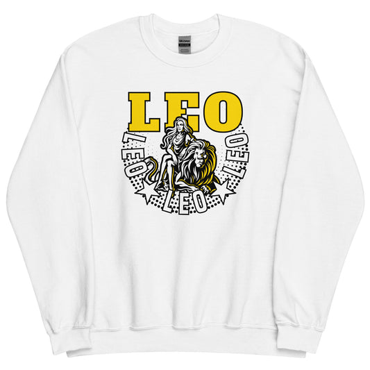 Sudadera unisex con signo del zodiaco Leo