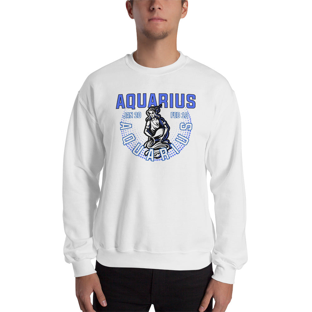 Aquarius Zodiac Sign Unisex Sweatshirt