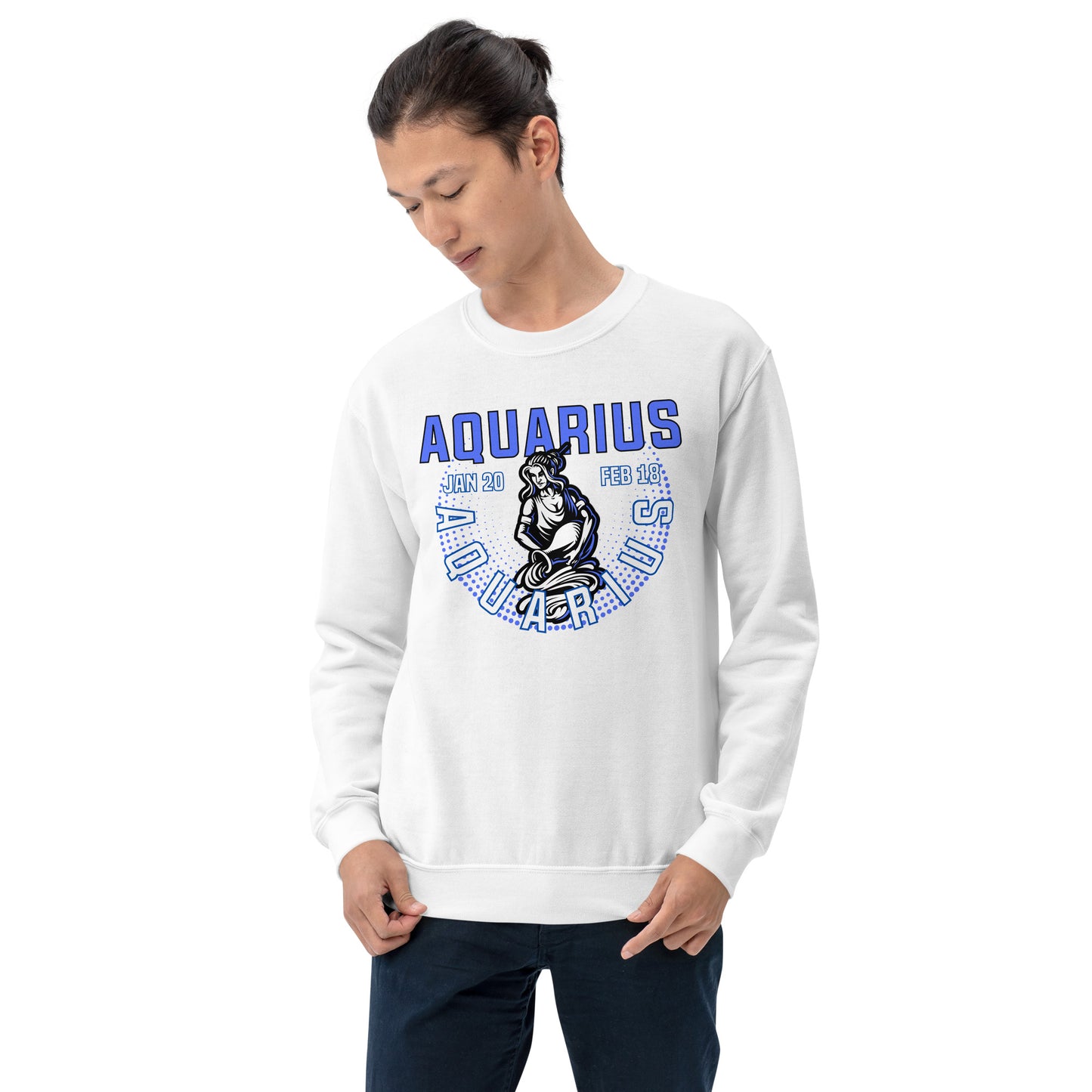 Aquarius Zodiac Sign Unisex Sweatshirt