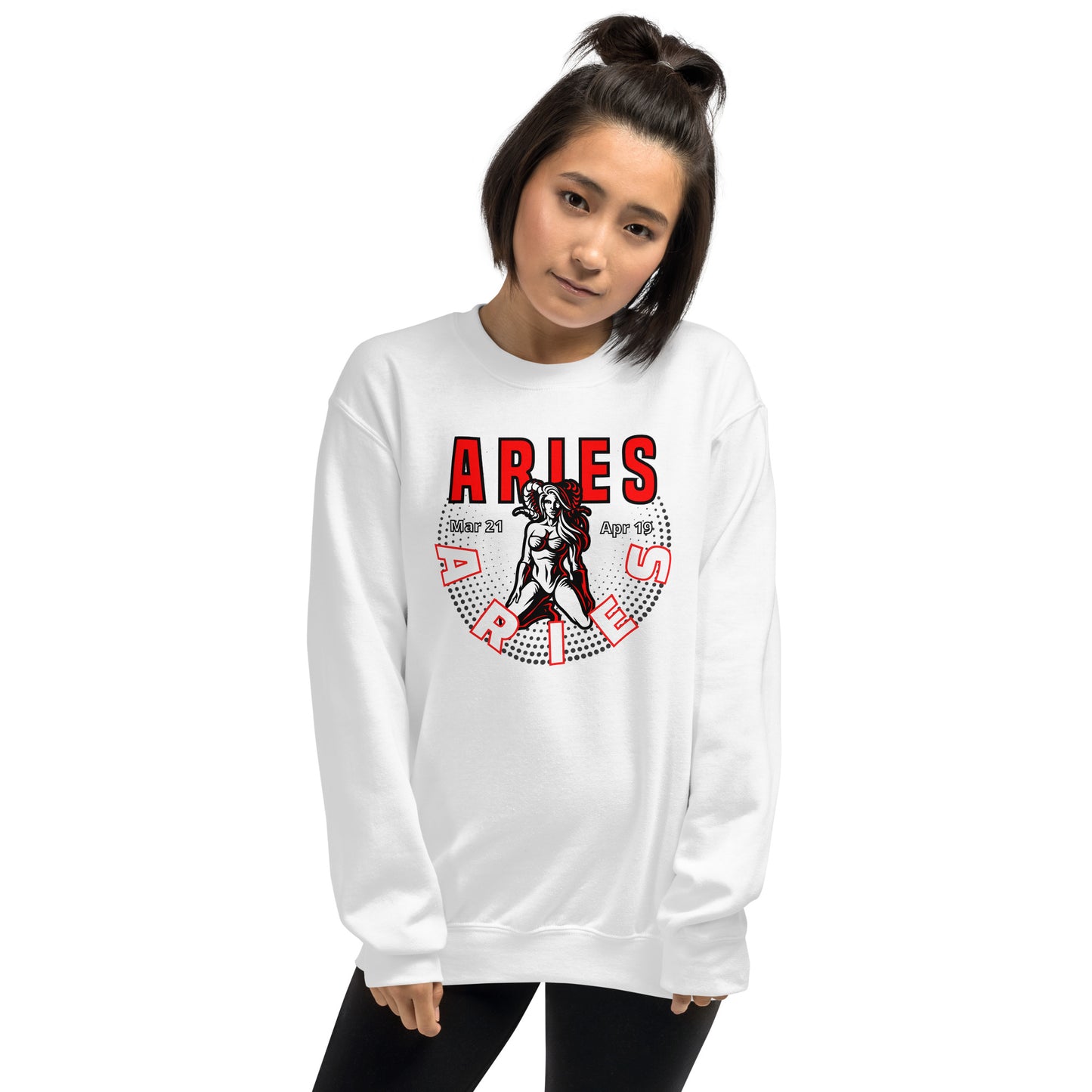 Aries Zodiac Sign Unisex Sweatshirt