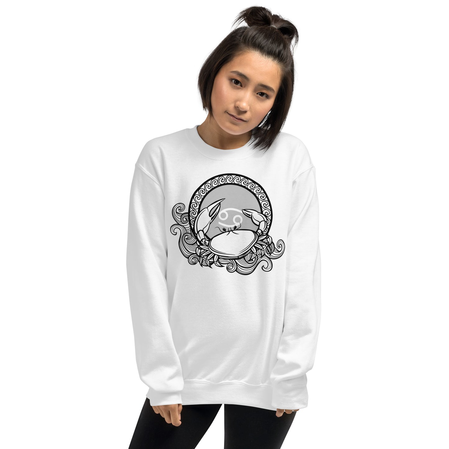 Sudadera unisex con signo del zodíaco del cáncer