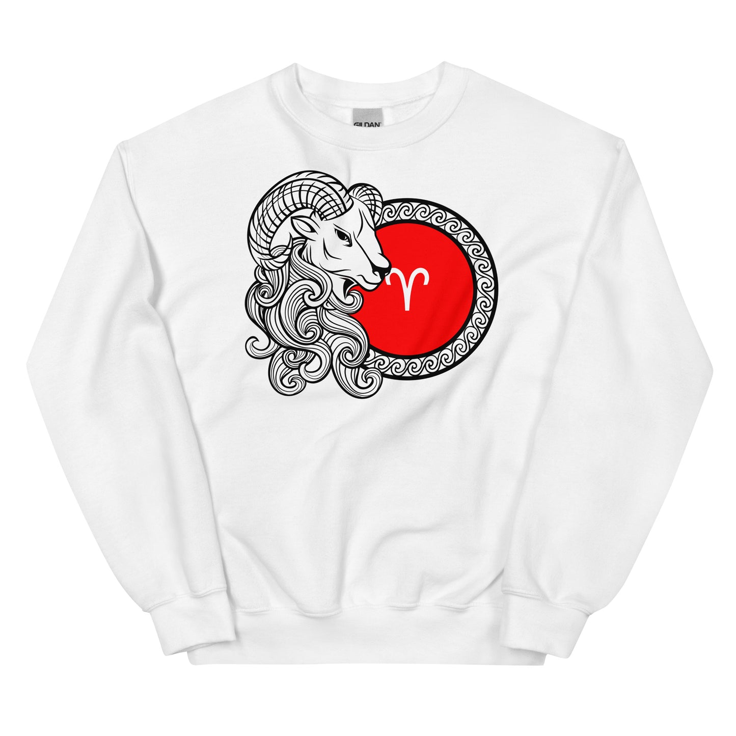 Aries Zodiac Sign Unisex Sweatshirt