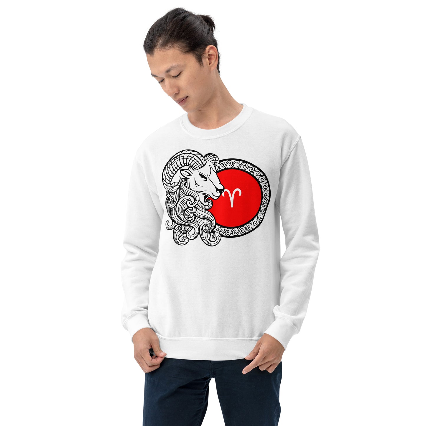 Aries Zodiac Sign Unisex Sweatshirt