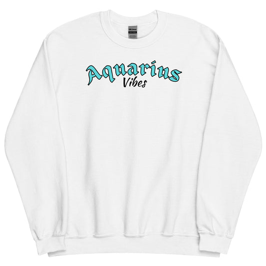 Aquarius Zodiac Sign Unisex Sweatshirt