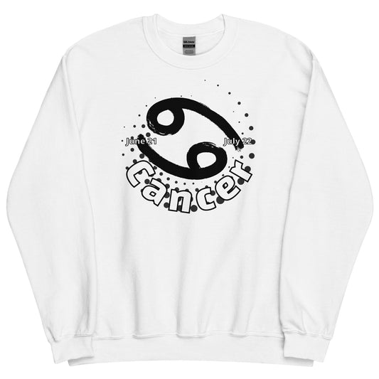 Sudadera unisex con signo del zodíaco del cáncer