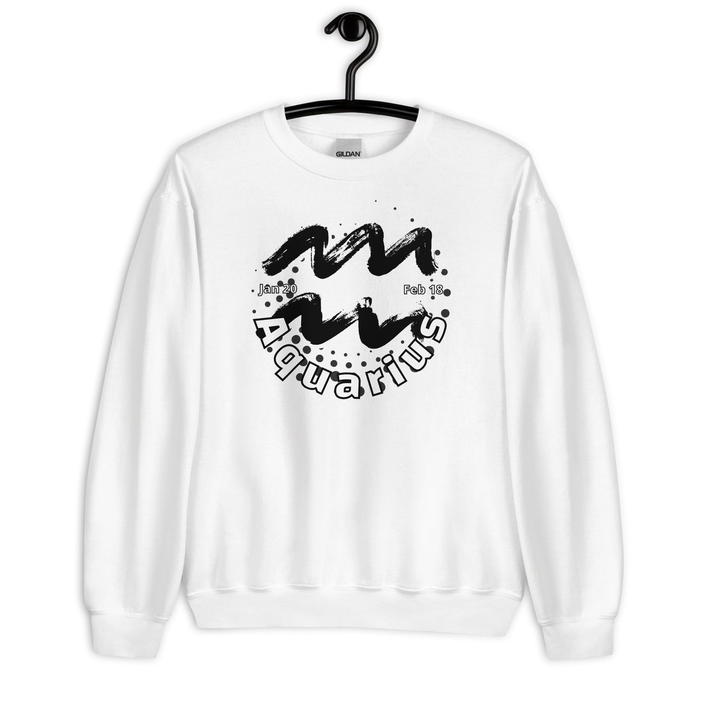 Aquarius Zodiac Sign Unisex Sweatshirt