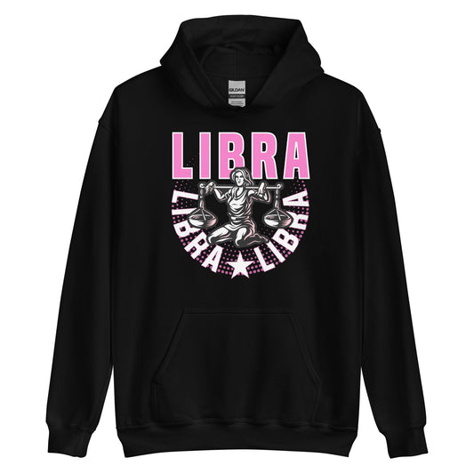 Sudadera con capucha unisex Libra Zodiac Sign