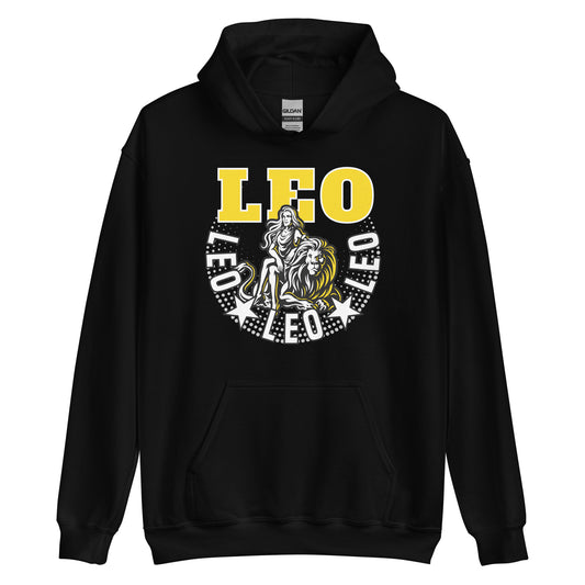 Löwe Sternzeichen Unisex Kapuzenpullover