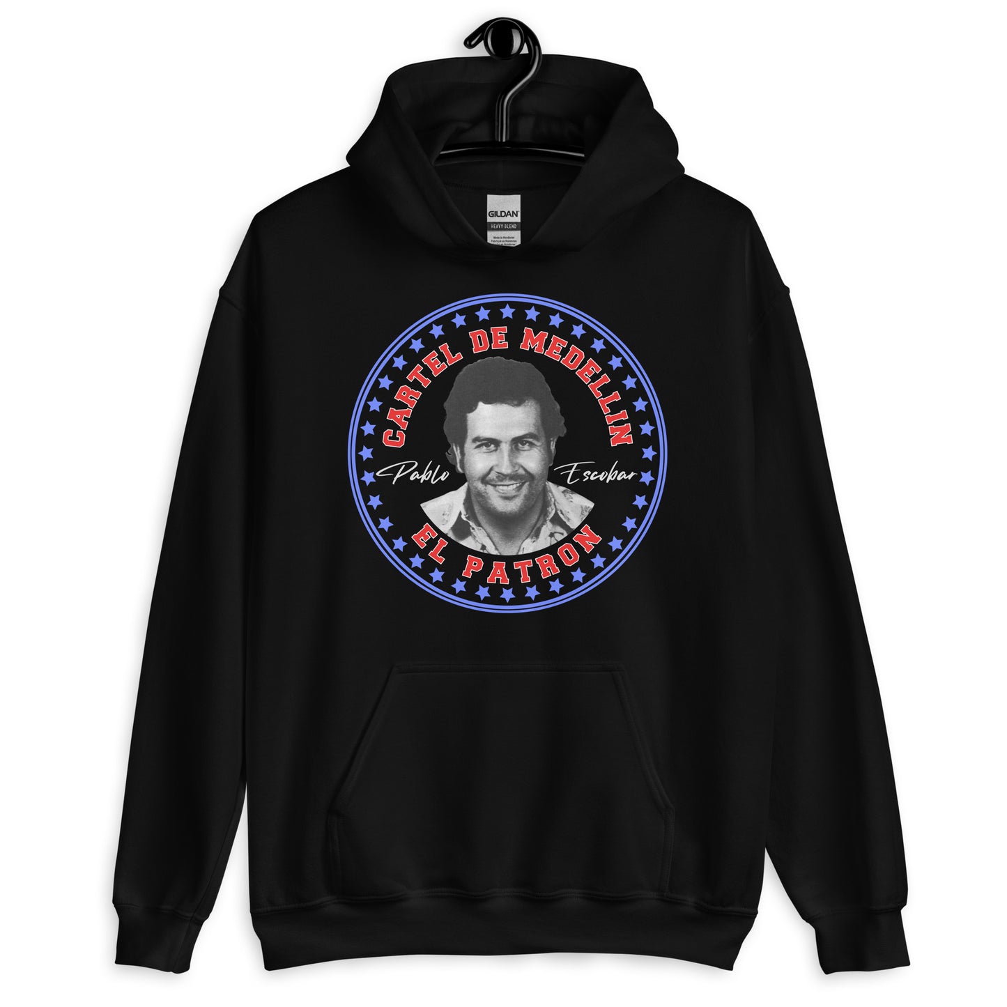 Pablo Escobar, El Patron, Cartel de Medellin Graphic Design Unisex Hoodie