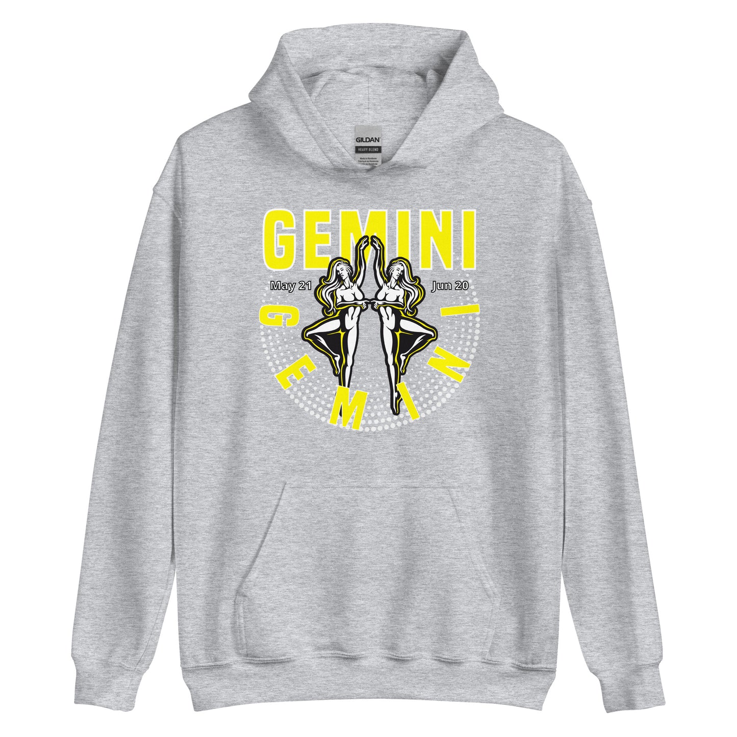 Gemini Zodiac Sign Unisex Hoodie