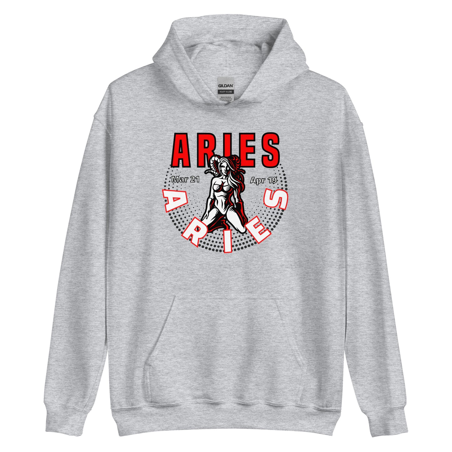 Aries Zodiac Sign Unisex Hoodie