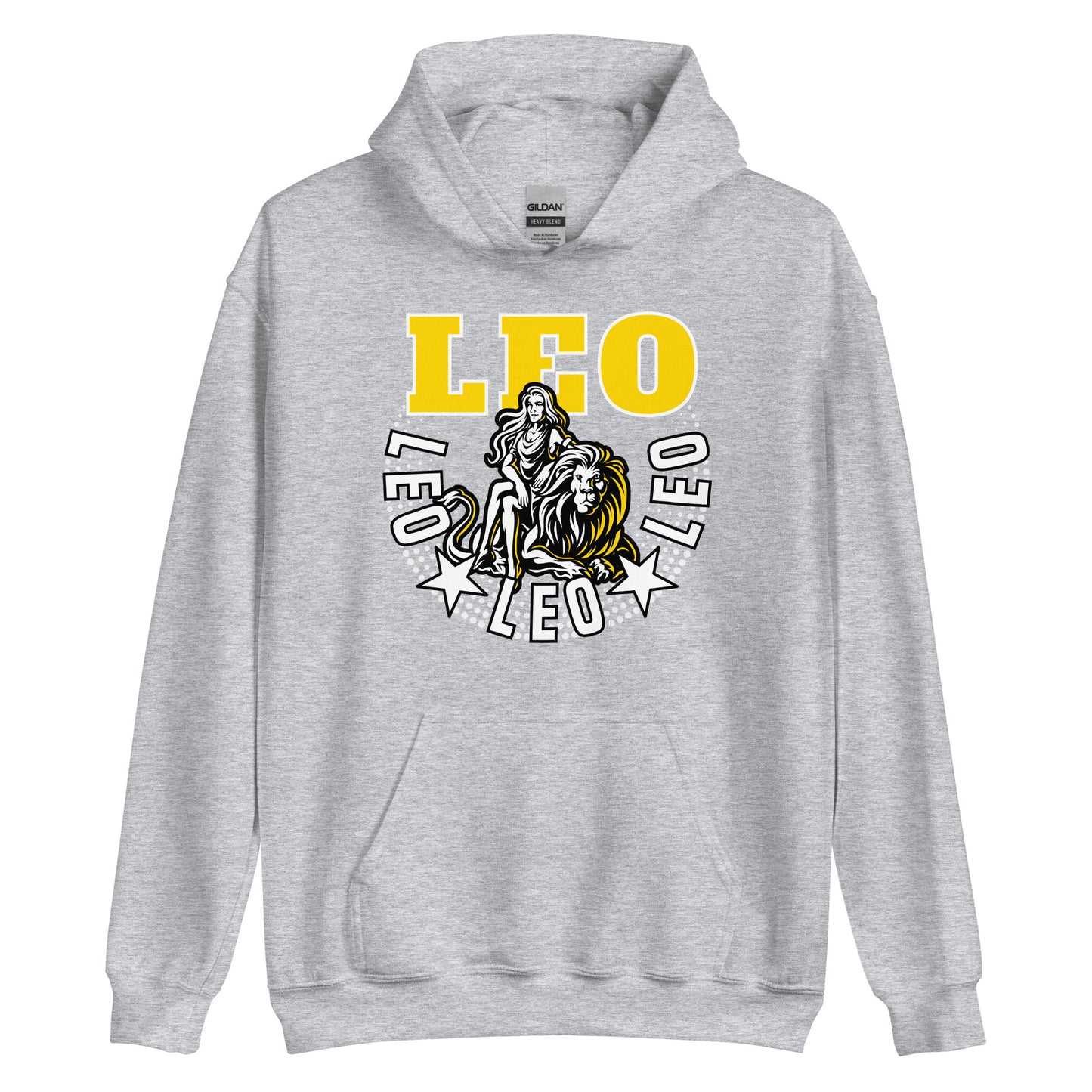 Löwe Sternzeichen Unisex Kapuzenpullover