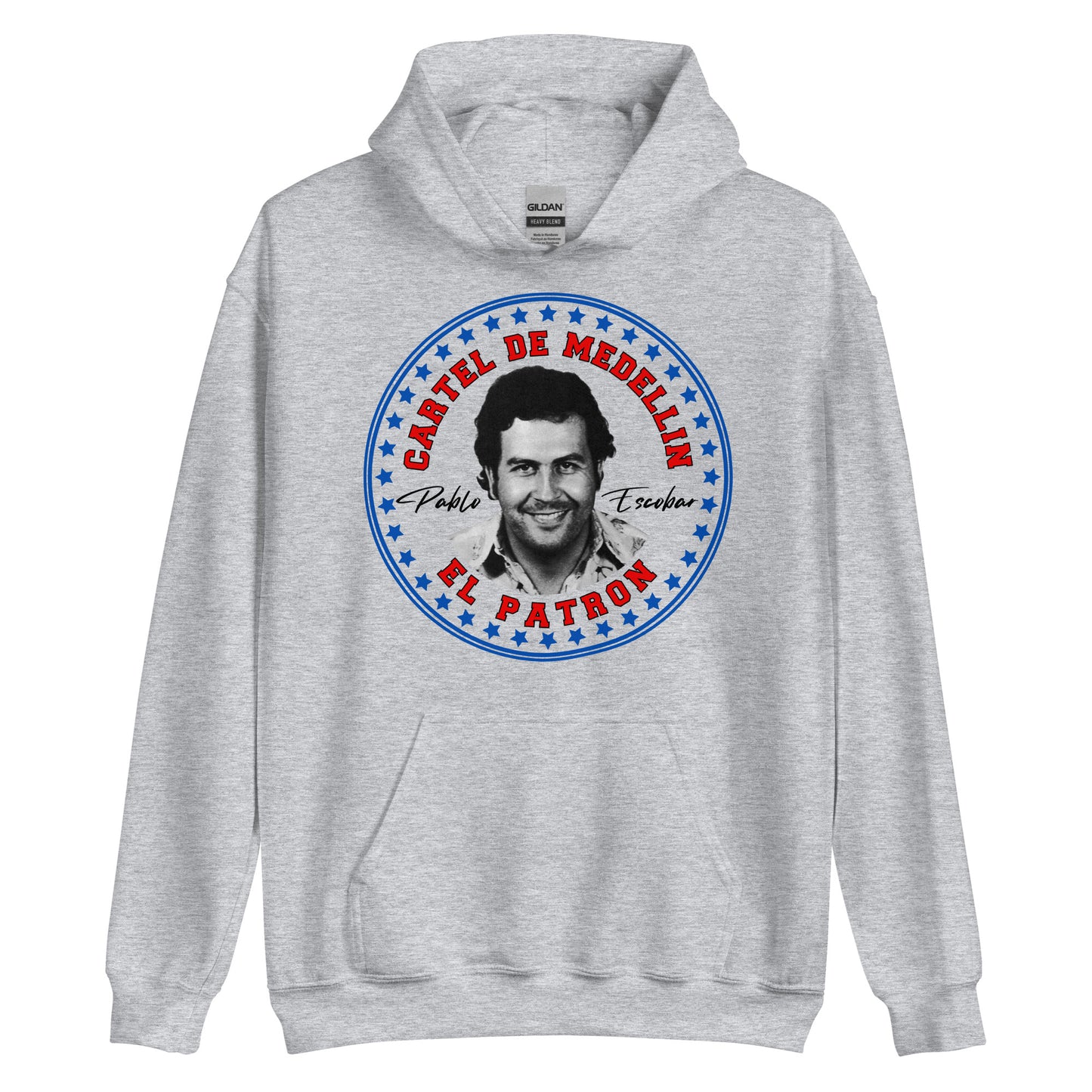 Pablo Escobar, El Patron, Cartel de Medellin Graphic Design Unisex Hoodie