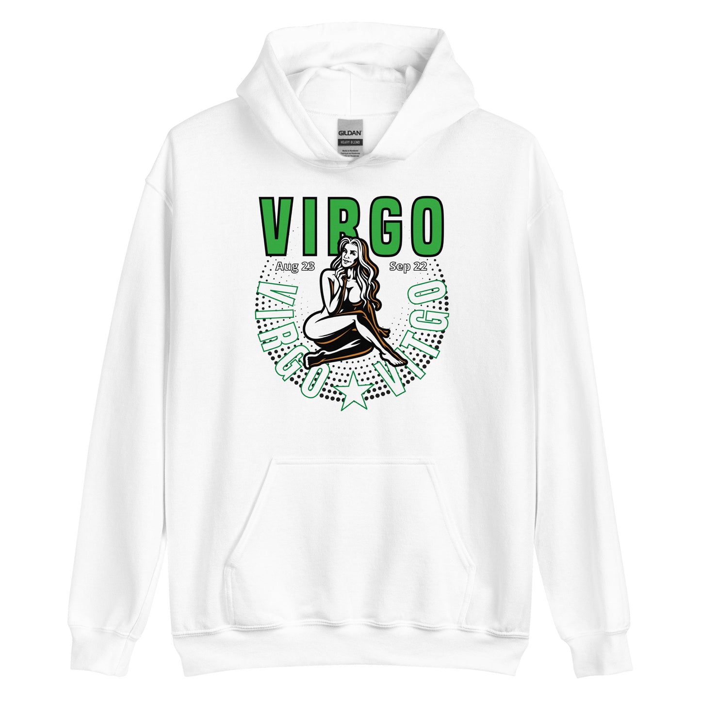 Sudadera con capucha unisex Virgo Zodiac Sign